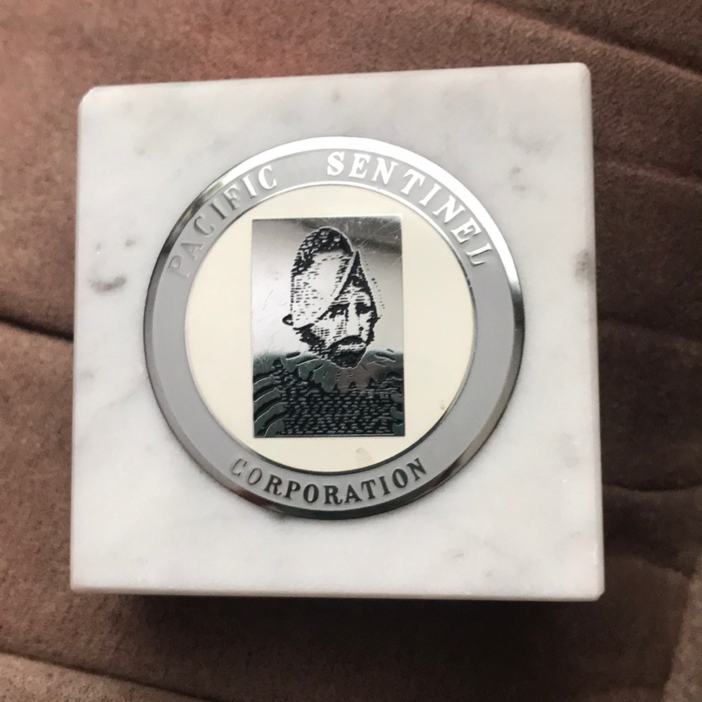Pacific Sentinel paperweight